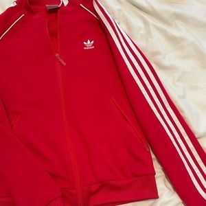 Red Adidas Track Jacket